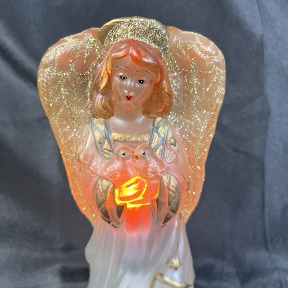 Vintage‎ Light Up Angel Figurine 11